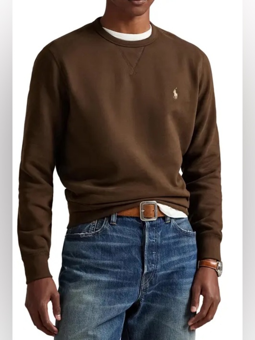 Polo Ralph Lauren Brown Crewneck Sweatshirt